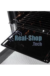 Духовой шкаф электрический встраиваемый LEX EDM 042 IX нержавеющая сталь/черный