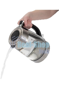 Чайник электрический Vitek VT-1184 1.7л. 2200Вт серебристый корпус: стекло/металл