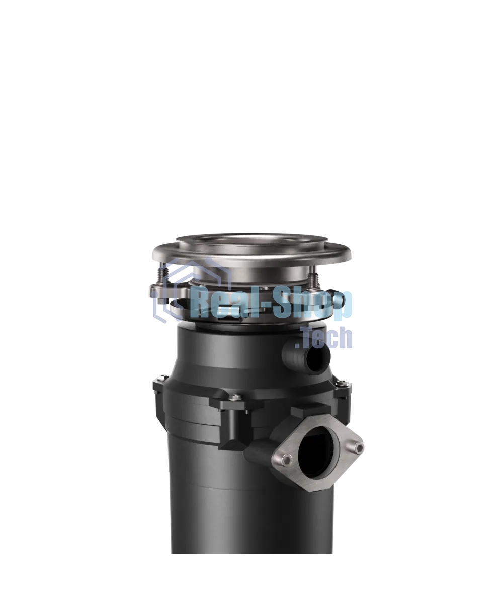 Измельчитель пищевых отходов Kuppersberg WSS 550 B, High-Tech, мощность 550 Вт, 3400-3800 об/мин, защита от перегрева, авто выключение, DC мотор, уровень шума 75 дБ, черный