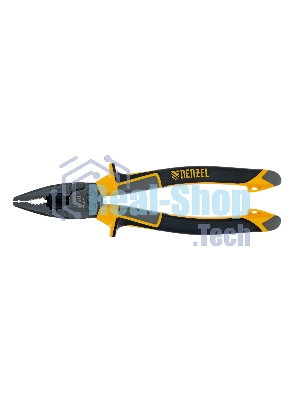 Плоскогубцы комбинированные Denzel 205 мм, трехкомпонентные рукоятки