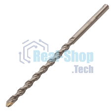 Бур по бетону Denzel двойная спираль, Cobalt W-tip, 12x210 мм, SDS PLUS