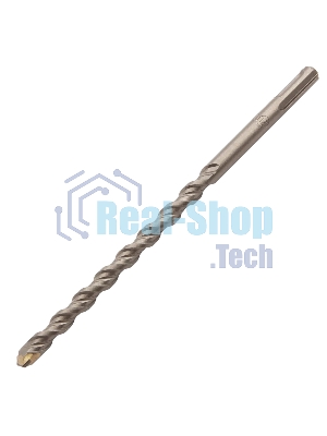 Бур по бетону Denzel двойная спираль, Cobalt W-tip, 12x210 мм, SDS PLUS