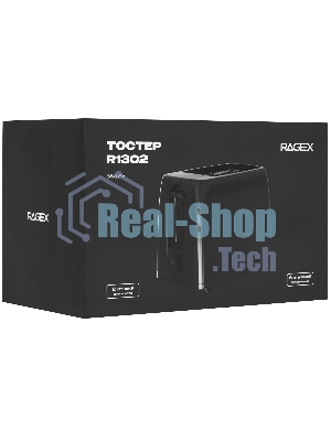 Тостер RAGEX R1302 650 Вт, черный