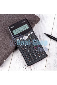 Калькулятор научный Deli ED-100MS черный 12-разр.