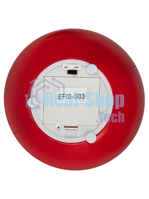 Новогодняя декоративная композиция ЭРА EFIS-S03 Шар красный, мультиколор, 3*АА, 15*15*17 см