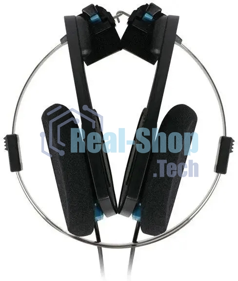 Проводные наушники KOSS Porta Pro Classic черный/голубой, накладные, проводной, складная конструкция