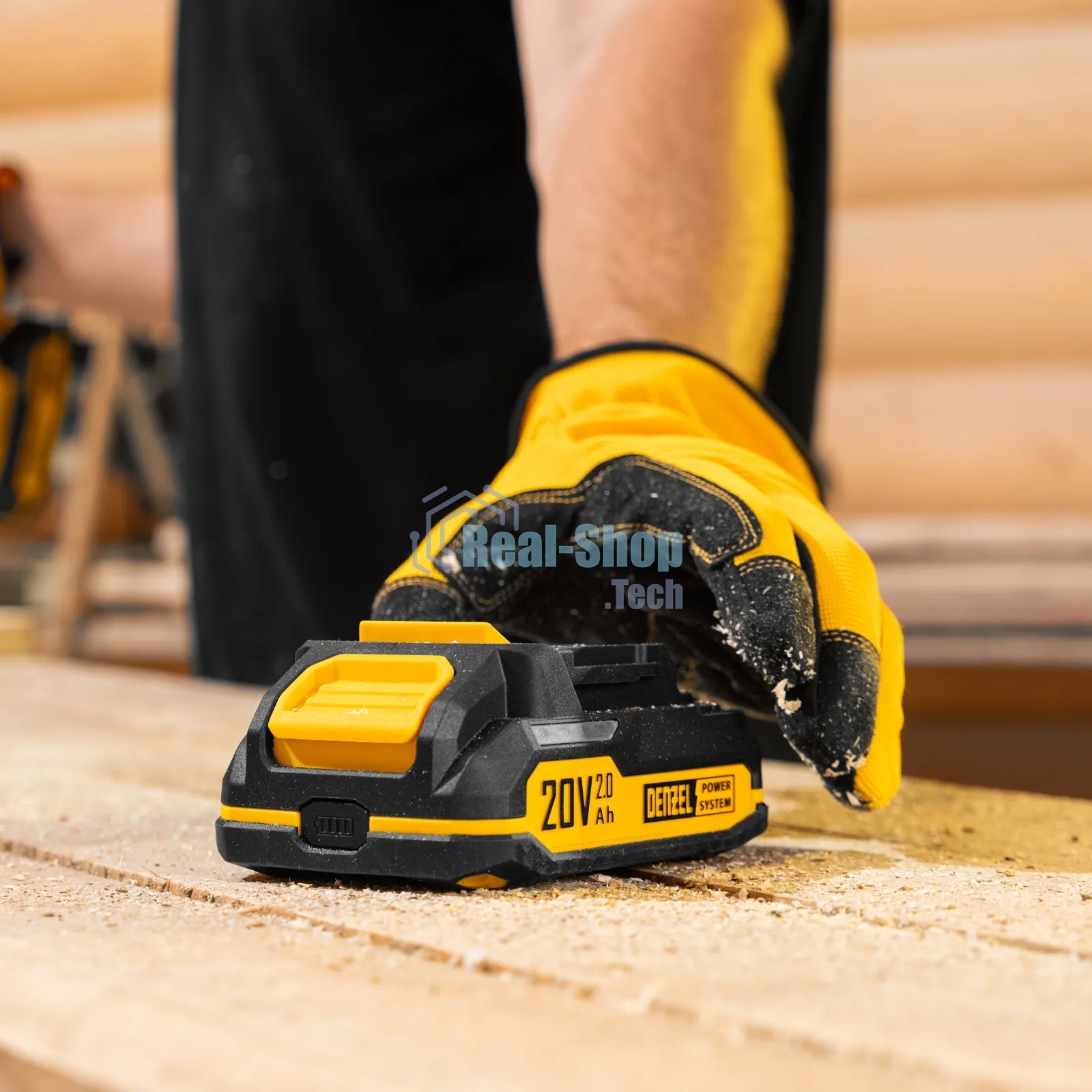 Батарея аккумуляторная Denzel BH-20-2.0, Li-Ion, 20 В, 2,0 А·ч