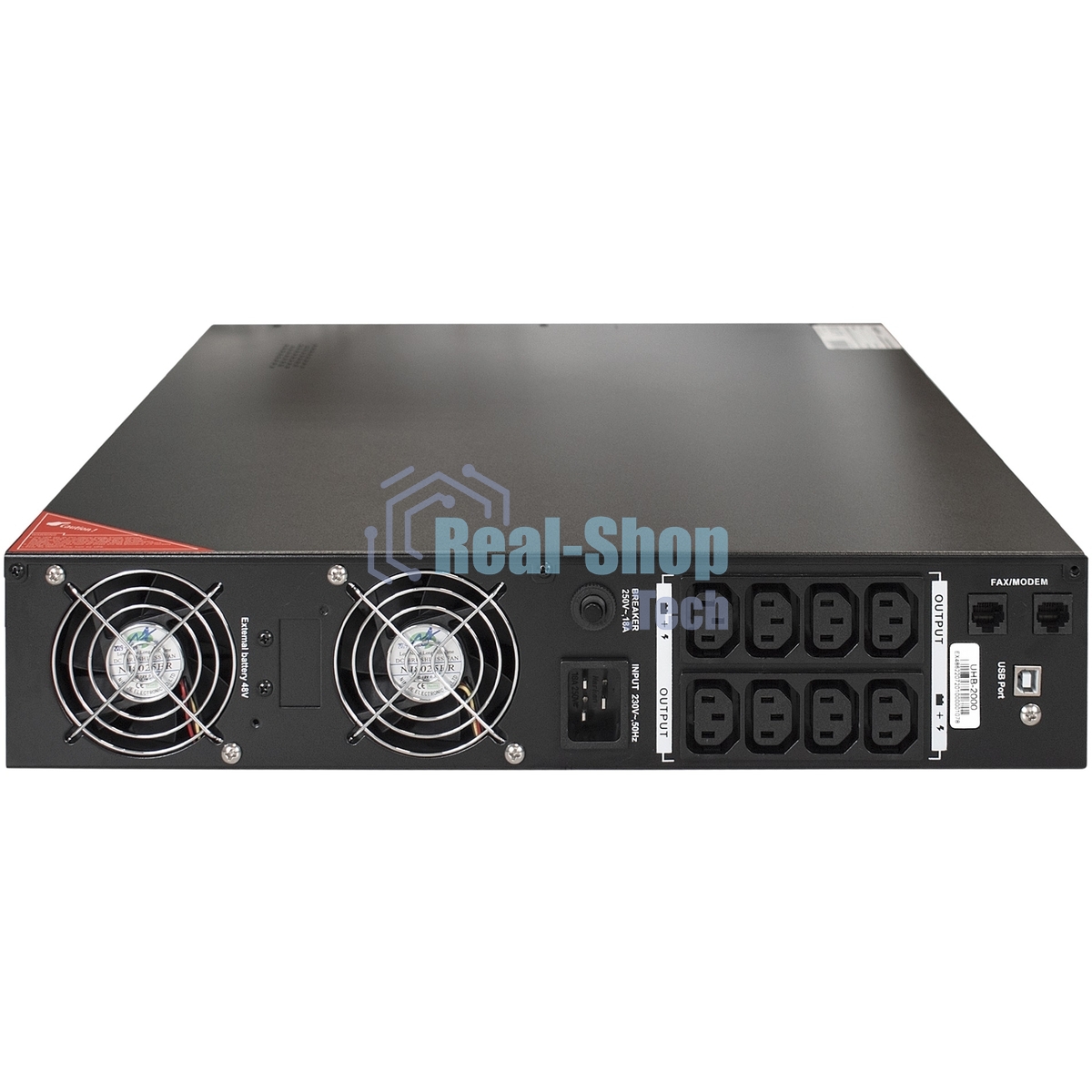 Источник бесперебойного питания Pure Sine Wave ExeGate SinePower UHB-2000.LCD.AVR.C13.RJ.USB.2U 2000VA/1600W,8*C13,RM/Tower