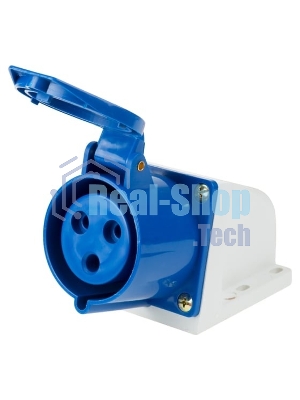 Розетка Rexant 123 стационарная 2Р+РЕ 32А 220В IP44