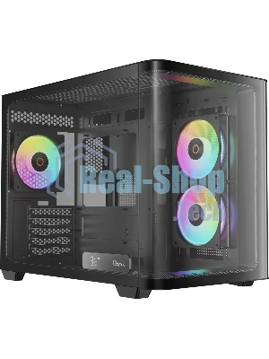 Компьютерный корпус Ocypus Iota C50 BK Curve ARGB Digital mATX без БП (Iota-C50-BKD300CD-GL)