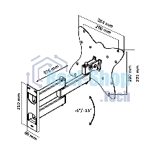 Кронштейн LE'STER LST-201.05 ТВ 10