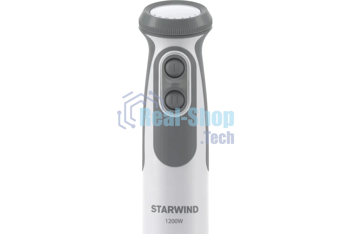 Блендер погружной Starwind SBP3242 1200Вт белый/серый