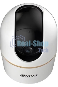 Мини-PT IP-видеокамера Dahua DH-IPC-H4AP-0360B с Wi-Fi 2.4ГГц 4Мп, 1/3” CMOS, объектив 3.6мм, видеоаналитика, ИК до 10м