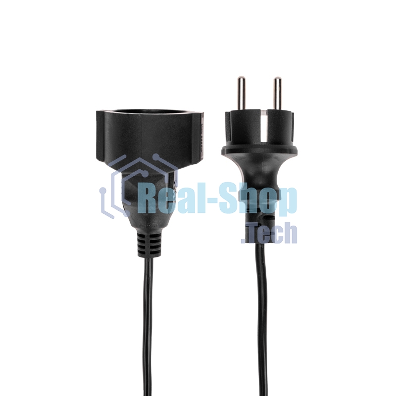 Удлинитель-шнур PROconnect на рамке ПВС 3х0,75мм², 30 м, с/з, 6А, 1300Вт, IP20, черный