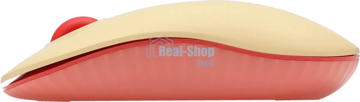 Мышь беспроводная Acer OMR205 бежевый/розовый, 1200 dpi, радиоканал, USB, кнопки - 3