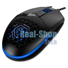 Мышь проводная SVEN RX-G735 черный, 4000 dpi, USB, кнопки - 6