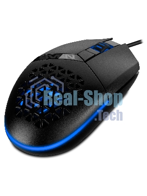 Мышь проводная SVEN RX-G735 черный, 4000 dpi, USB, кнопки - 6