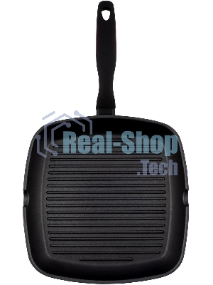 Сковорода-гриль Rondell Perfect RDA-1562, 28 см, без крышки, черный