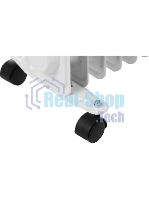 Масляный обогреватель Centek CT-6206 (9 секций), белый, 1000/1500/2000 Вт, 20 м2, 3 режима, термостат