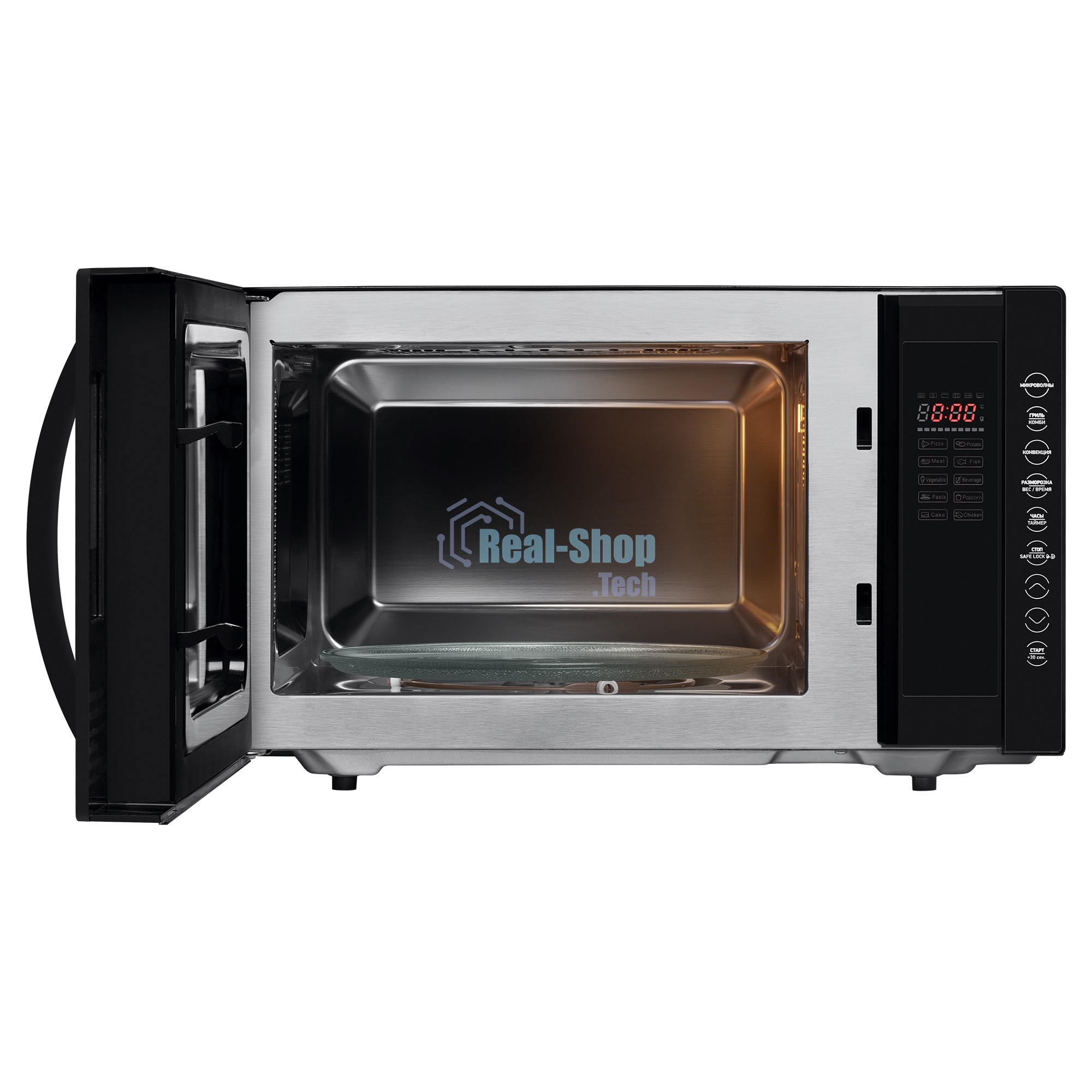 Микроволновая печь BBK 23MWC-881T/B-M черный, 23 л, 800 Вт, сенсор