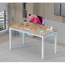 Стол компьютерный Cactus CS-ET-WWD столешница МДФ, белый дуб молочный каркас белый