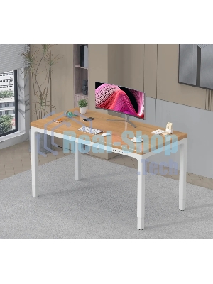 Стол компьютерный Cactus CS-ET-WWD столешница МДФ, белый дуб молочный каркас белый