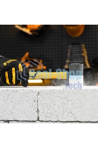 Киянка резиновая Denzel 225 г, черно-белая, фибергласовая рукоятка c TPR покрытием