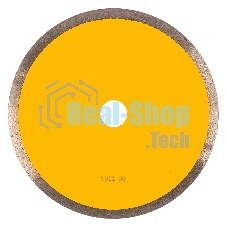 Диск алмазный сплошной Denzel супертонкий, 200 х 25,4 мм, горячее прессование, мокрое резание