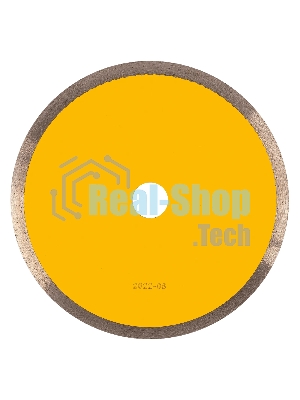 Диск алмазный сплошной Denzel супертонкий, 200 х 25,4 мм, горячее прессование, мокрое резание