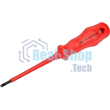 Отвертка диэлектрическая шлицевая SL4.0х100 K2 1000В ARMA2L 3 IEK A2L3-SC30-K2-SL-40-100