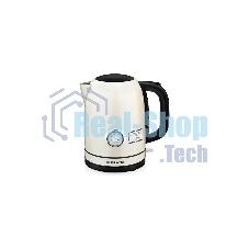 Чайник электрический BRAYER BR1005YE . 2200Вт, STRIX, сталь окраш, термометр,роз.
