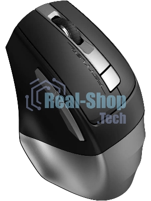 Мышь беспроводная A4Tech Fstyler FB35CS серый/черный, 2000 dpi, радиоканал, Bluetooth, USB, кнопки - 5