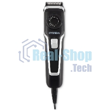 Машинка для стрижки Hyundai H-HC7127 черный 5Вт (насадок в компл:1шт)