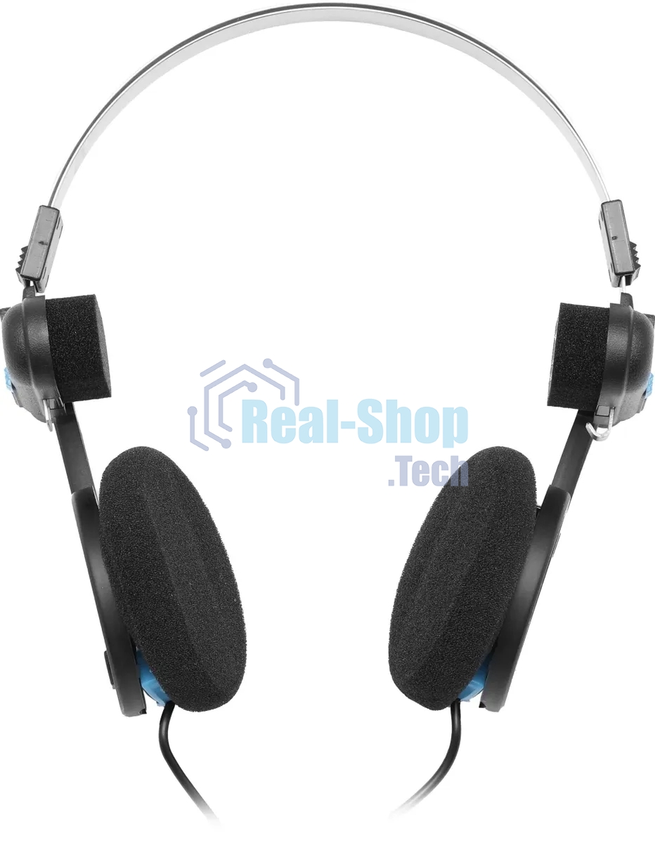 Проводные наушники KOSS Porta Pro Classic черный/голубой, накладные, проводной, складная конструкция