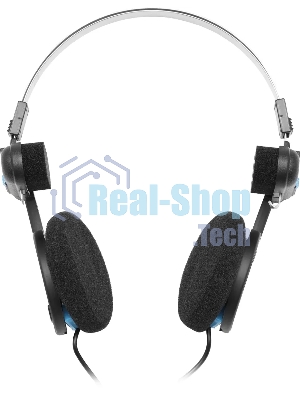 Проводные наушники KOSS Porta Pro Classic черный/голубой, накладные, проводной, складная конструкция