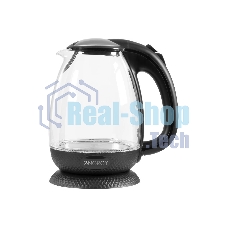 Чайник Energy E-250 (1.7 л) стекло/пластик черный