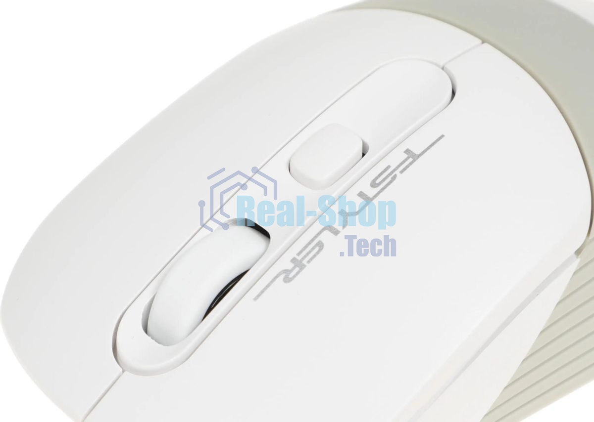 Мышь проводная A4Tech Fstyler FM10 белый/серый, 1600 dpi, USB, кнопки - 4