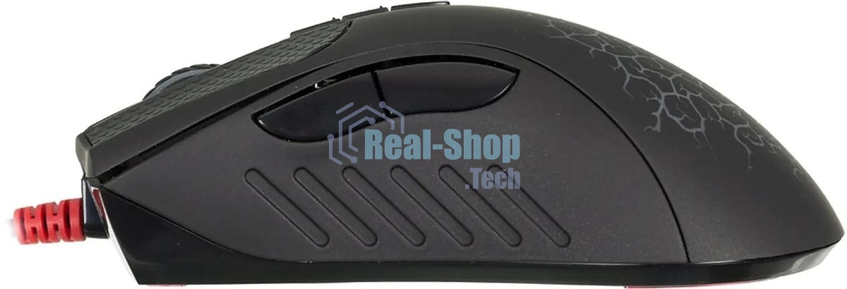 Мышь проводная A4Tech Bloody A90 черный, 6200 dpi, USB, кнопки - 8