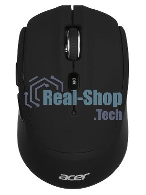 Мышь беспроводная Acer OMR040 черный, 1600 dpi, радиоканал, USB, кнопки - 6