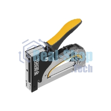 Степлер мебельный Denzel, стальной корпус, быстрая загрузка, регул. силы удара, тип 53, 4-14 мм