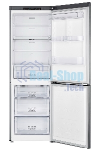 Холодильник Samsung RB29FSRNDSA серебристый двухкамерный 192/98л морозилка снизу, No Frost