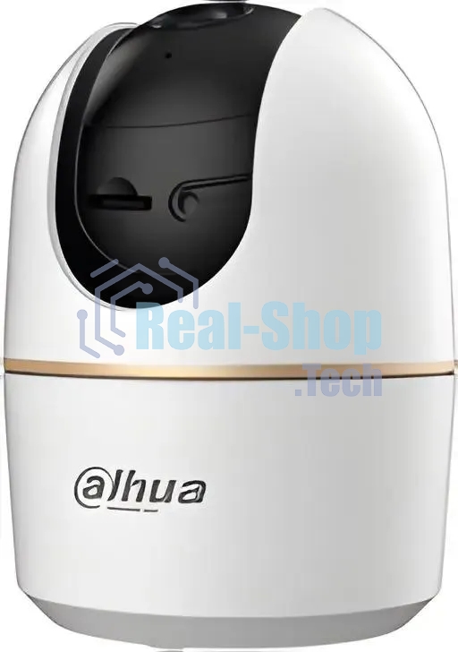 Мини-PT IP-видеокамера Dahua DH-IPC-H4AP-0360B с Wi-Fi 2.4ГГц 4Мп, 1/3” CMOS, объектив 3.6мм, видеоаналитика, ИК до 10м