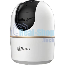 Мини-PT IP-видеокамера Dahua DH-IPC-H4AP-0360B с Wi-Fi 2.4ГГц 4Мп, 1/3” CMOS, объектив 3.6мм, видеоаналитика, ИК до 10м