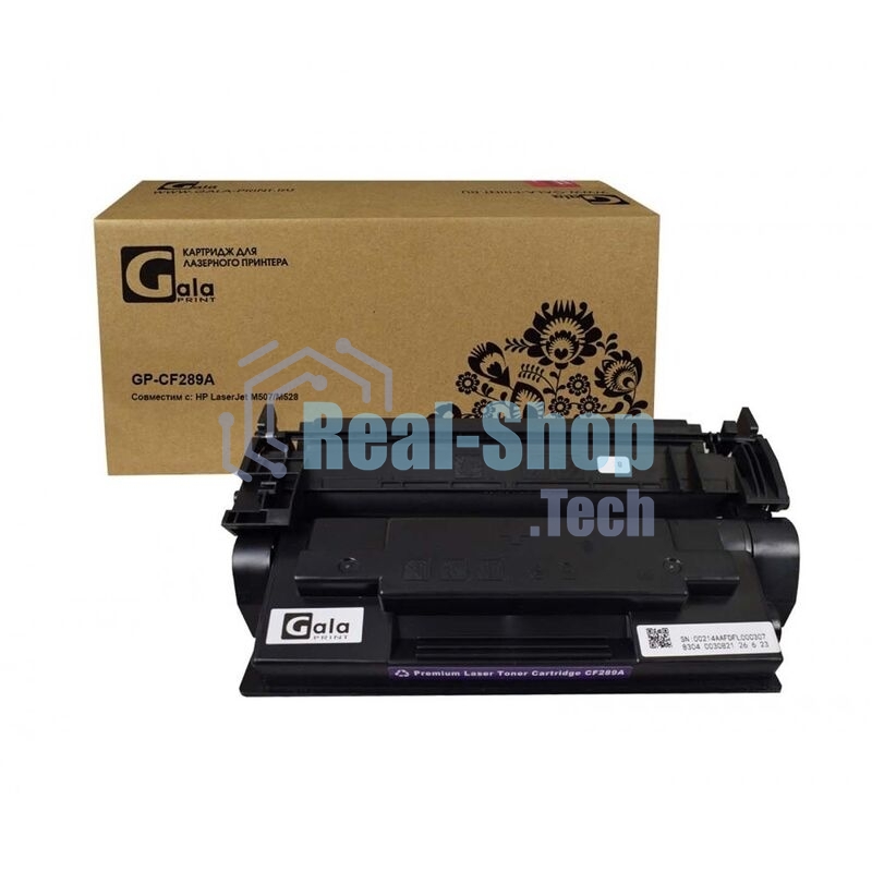Картридж лазерный GalaPrint GP-CF289A (№89A) черный (5000 стр) для HP LaserJet M507/M528