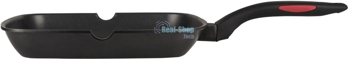 Сковорода-гриль Rondell Perfect RDA-1562, 28 см, без крышки, черный