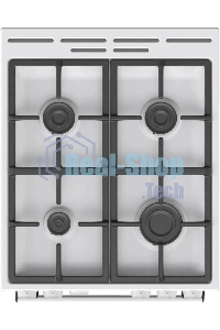 Плита газовая Gorenje GG5A11WF белый, конфорок 4 газовых, духовка 70 л, 50 см x 85 см x 59.4 см