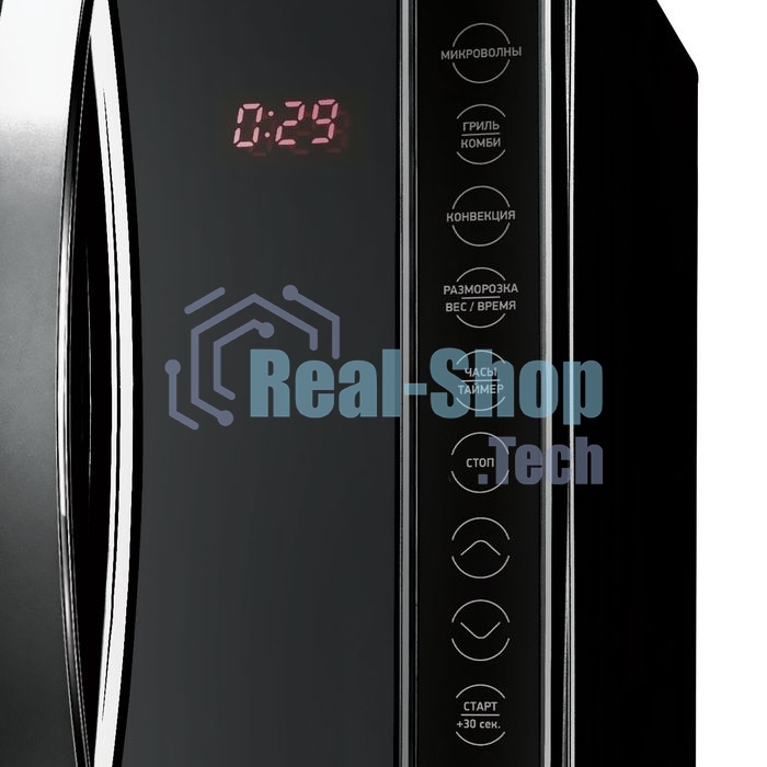 Микроволновая печь BBK 23MWC-881T/B-M черный, 23 л, 800 Вт, сенсор