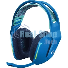 Гарнитура Logitech G733 синий, беспроводная, 2.4 ГГц, до 29 ч, LIGHTSYNC RGB