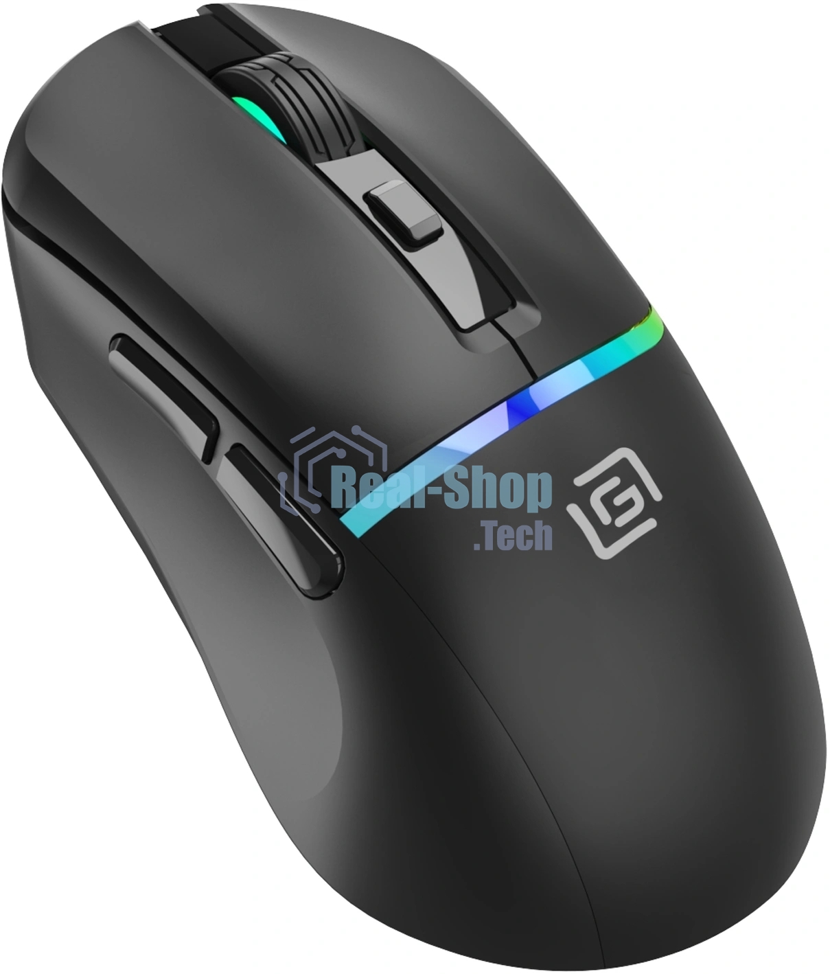 Мышь беспроводная Oklick 775GW черный, 5000 dpi, радиоканал, Bluetooth, USB, кнопки - 6