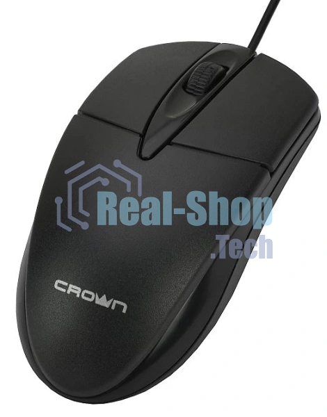 Мышь проводная CROWN CMM-130 черный